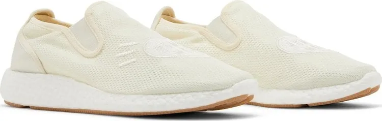 Adidas Human Made x Pure Slip-On 'Cream White' Sneakers