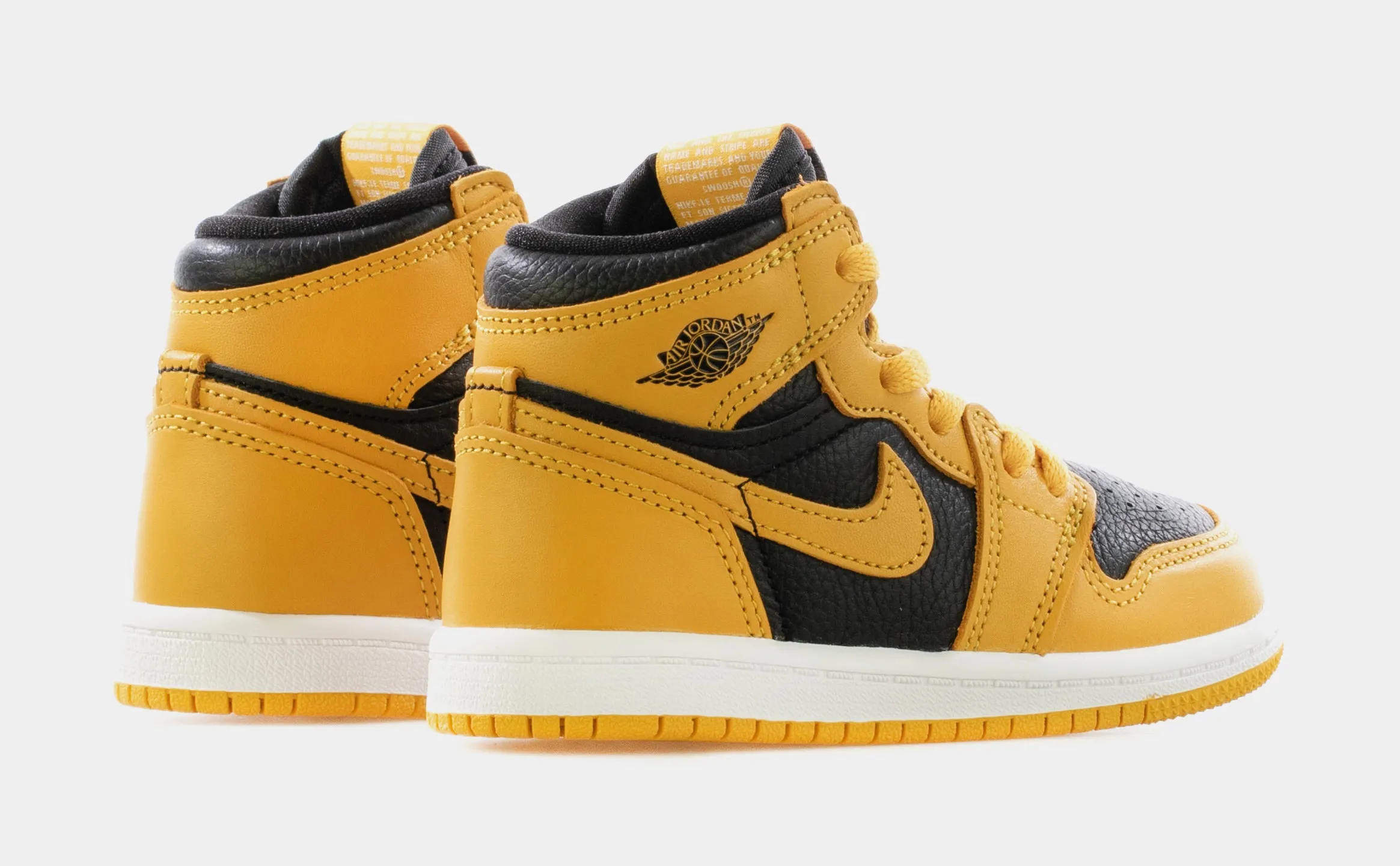 Air Jordan 1 High OG Pollen Infant Toddler Lifestyle Shoe (Pollen/Black/White)