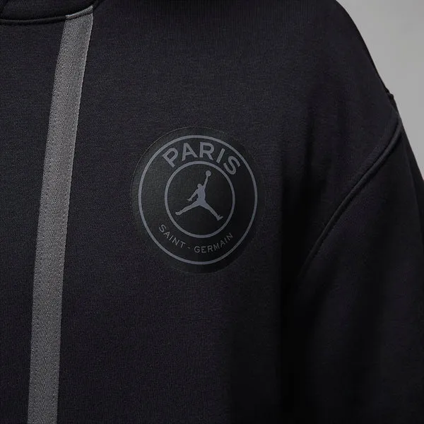 Air Jordan x Paris Saint-Germain Fleece Pullover Hoodie Asia Sizing 'Black'