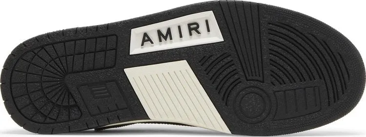 Amiri Skel Top Low Slip-On Black White Sneakers