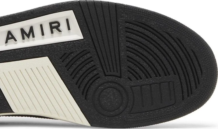 Amiri Skel Top Low Slip-On Black White Sneakers