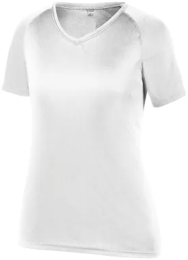 Augusta Sportswear Girls Attain Wicking Sleeve Tee Raglan