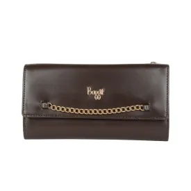 Baggit Women's 3 Fold Wallet - Large (Brown)