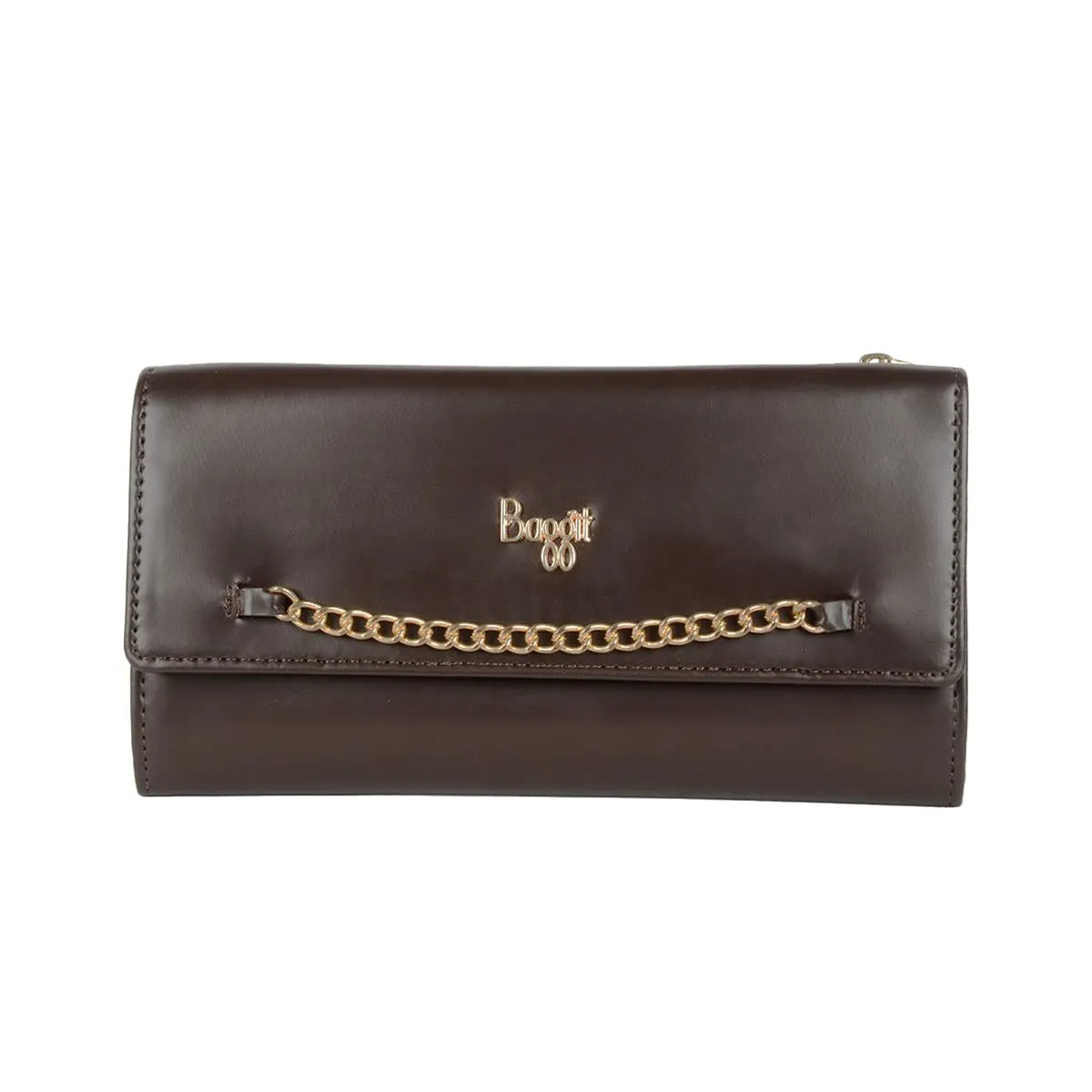 Baggit Women's 3 Fold Wallet - Large (Brown)