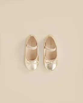 Ballet Flats (metallic ecru)