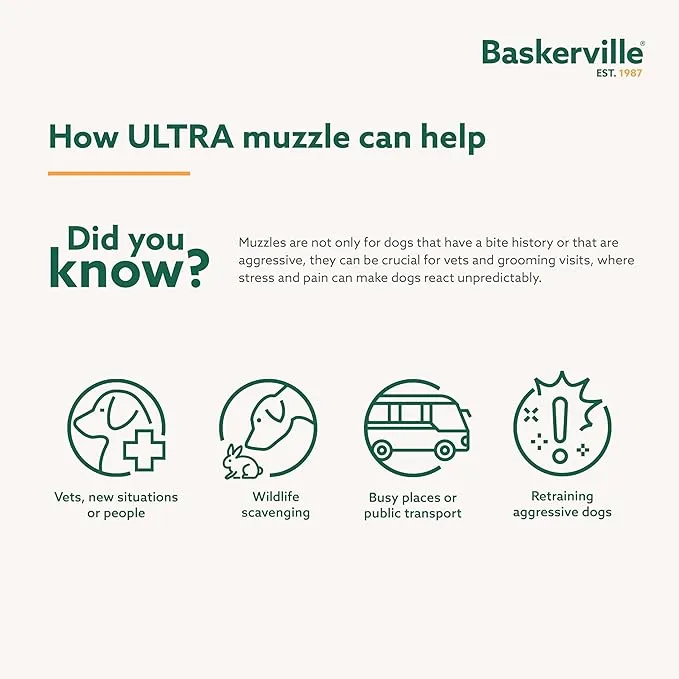 Baskerville Ultra Basket Muzzle