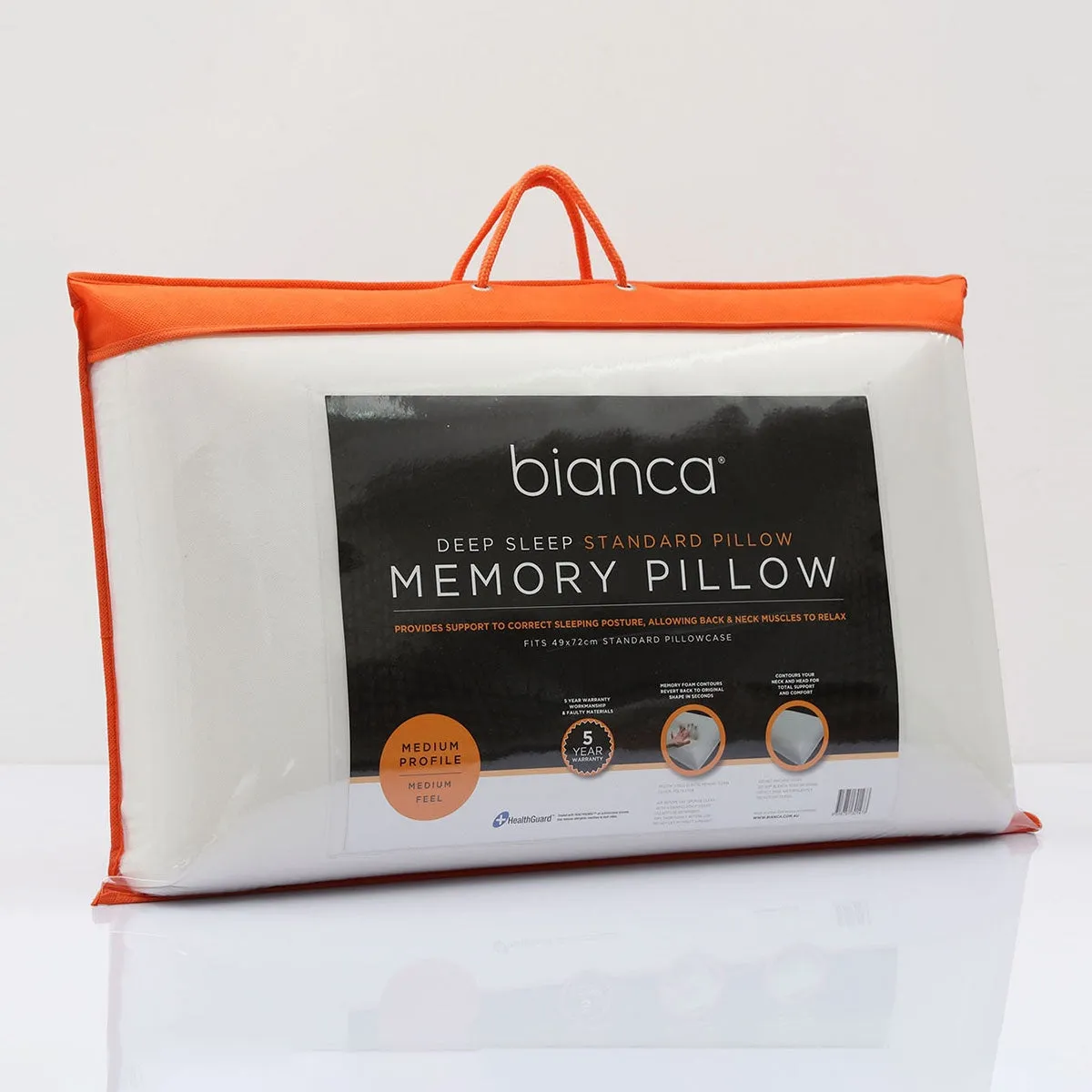 Deep Sleep Memory Foam Pillow - Standard by Bianca