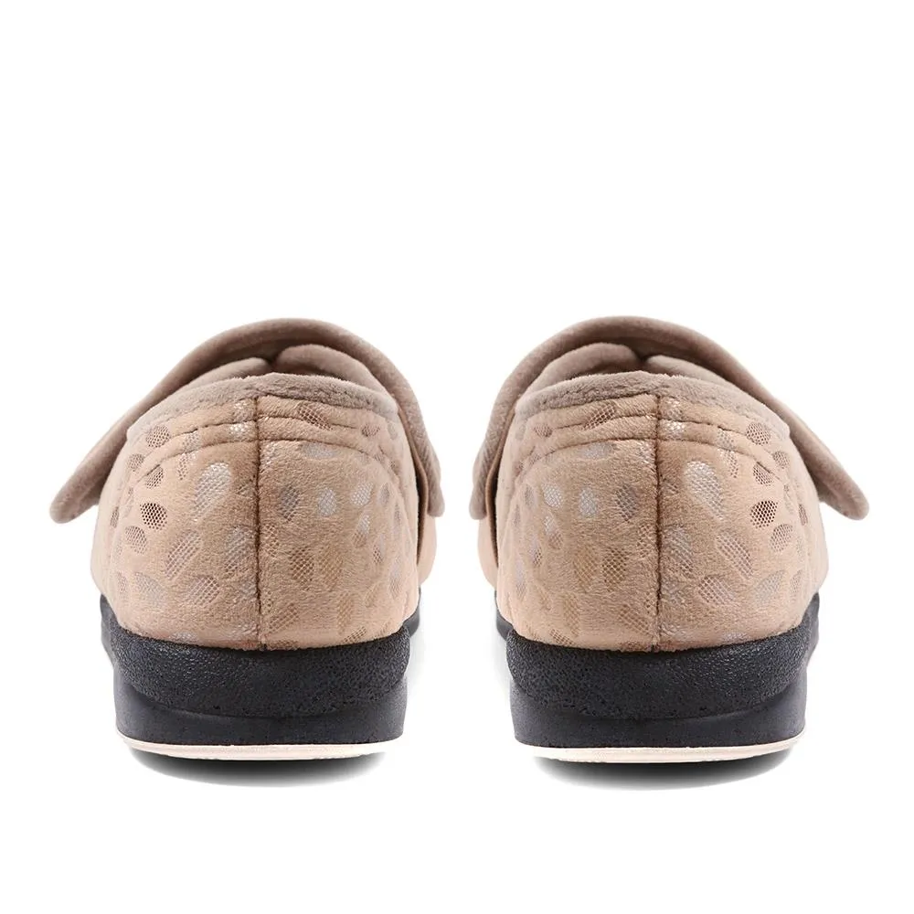 Extra Wide Fit Slippers - AMINA / 323 506