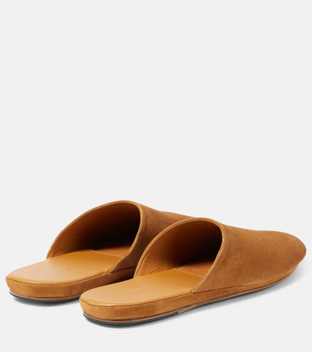 Franco suede slippers The Row, beige