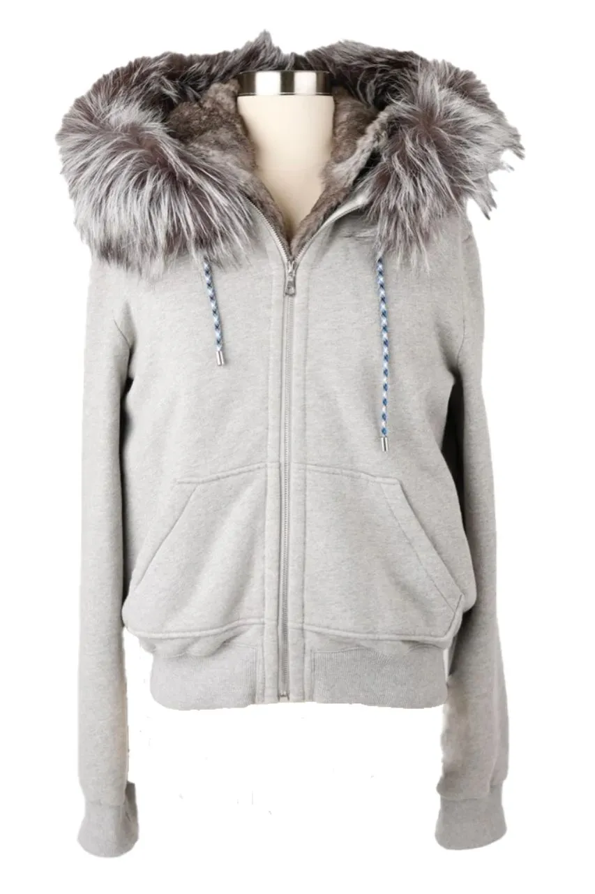 Fur Lined Hoodie Coat