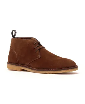 George Anthony Veer Men's Suede Lace-up Chukka Boots