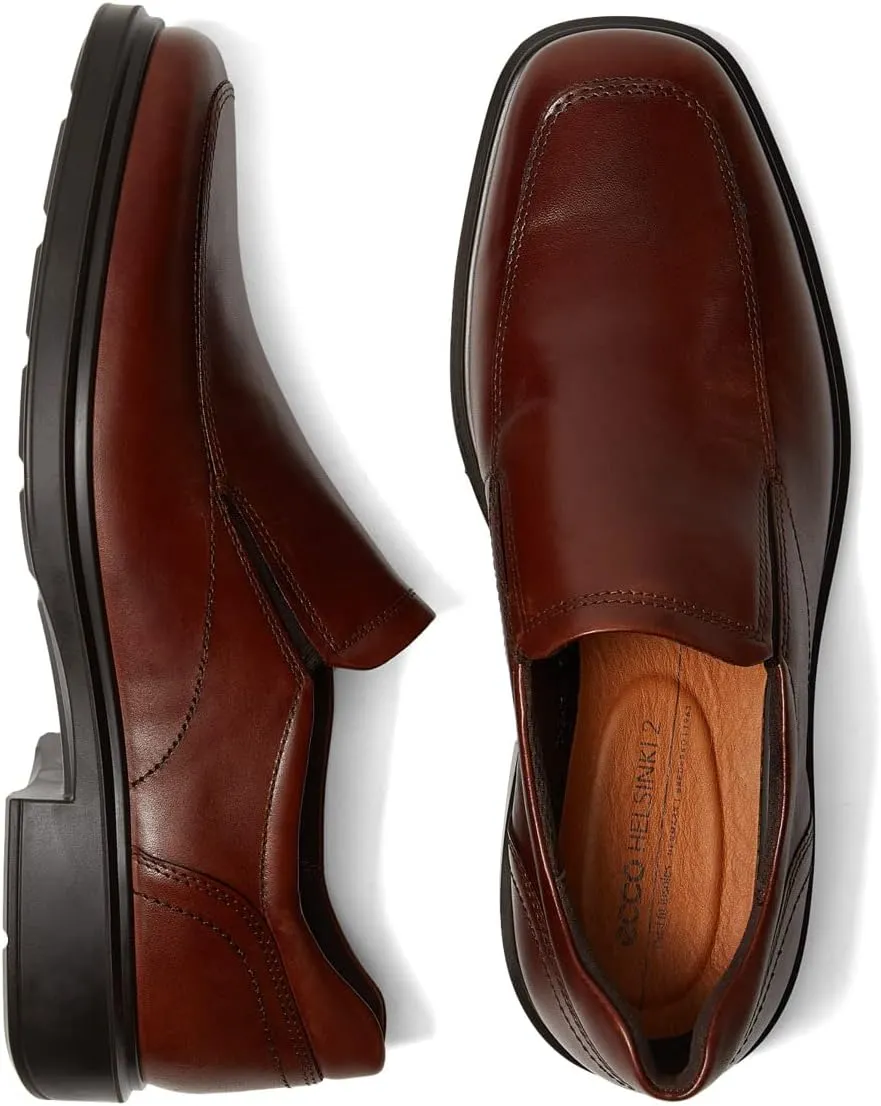 Helsinki 2.0 Apron Toe Slip-On ECCO Loafers, Cognac