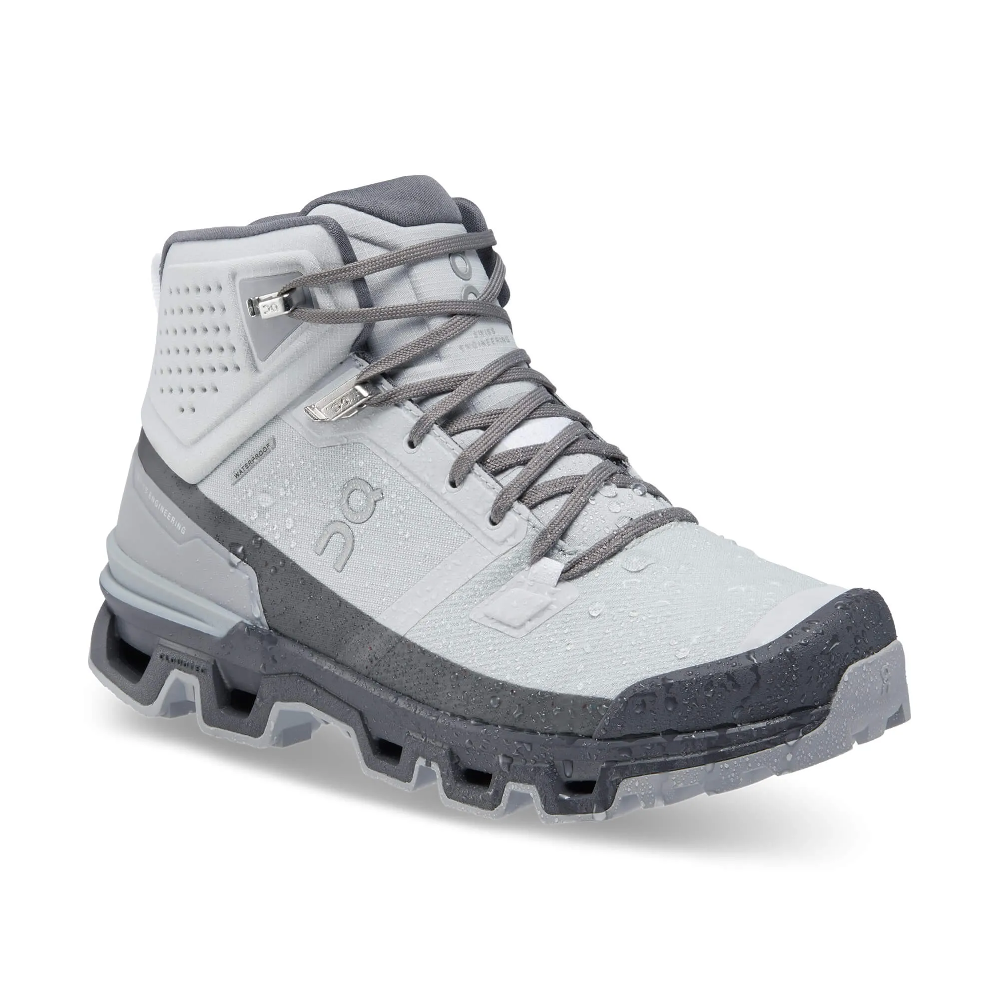 Hiking boots On Cloudrock 2 Waterproof, gray