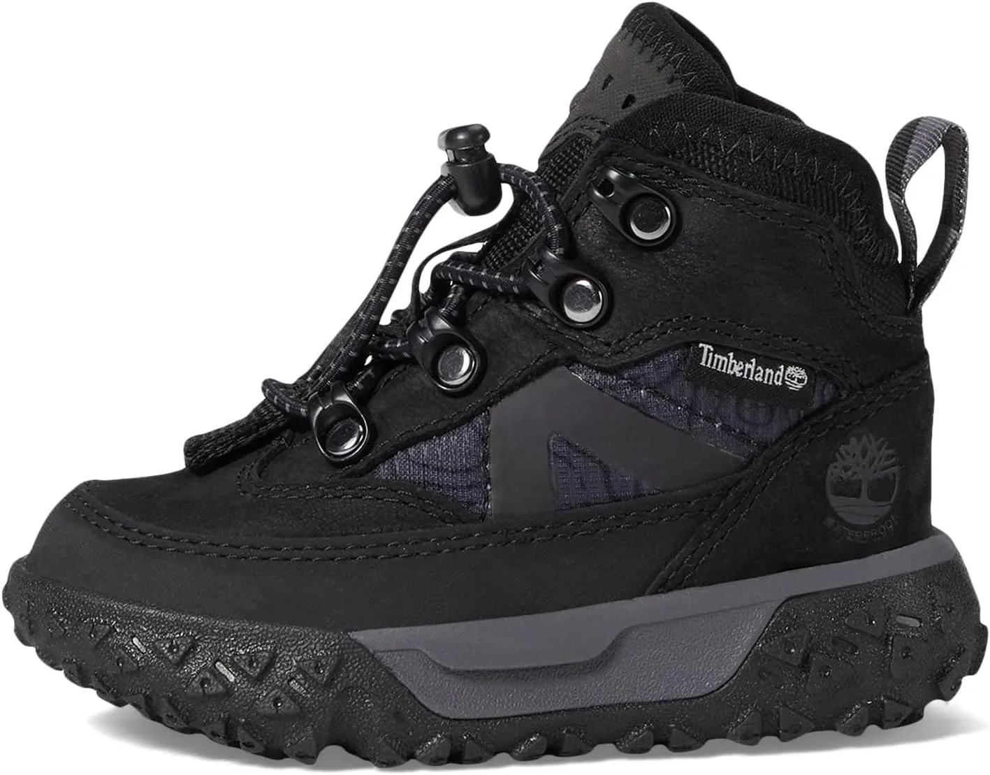 Hiking shoes waterproof Green  Stride Motion 6" Mid Fabric/Leather Waterproof Timberland color Black Nubuck