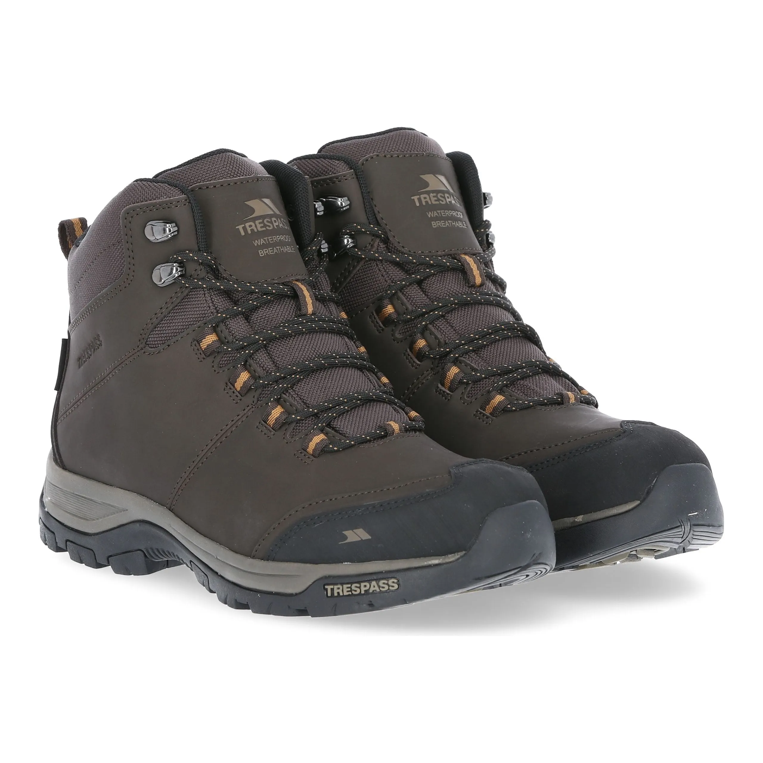 Hiram Men's Waterproof Walking Boots - Earth