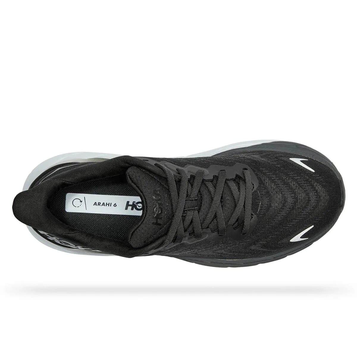 Hoka Arahi 6 Wide Womens | Black / White