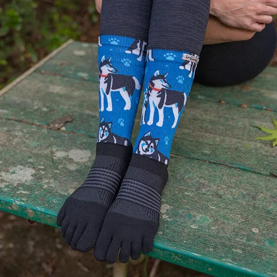 Injinji Artist Designed Women's Crew Toesocks