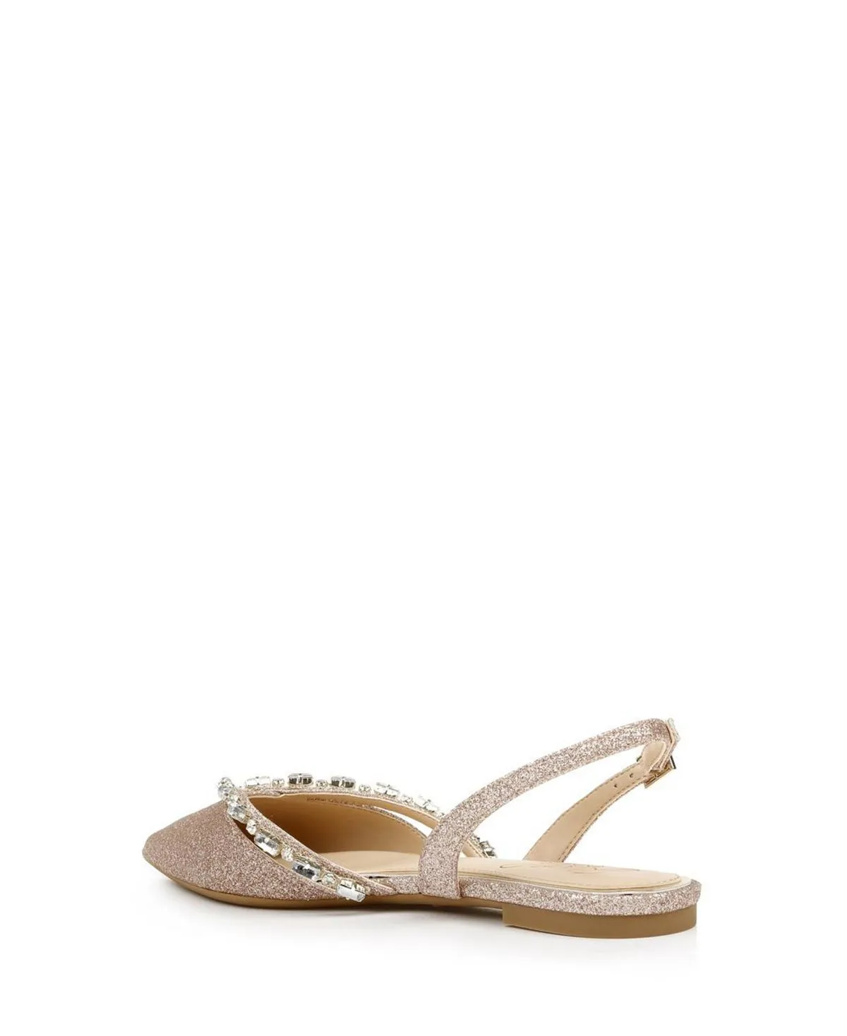 Jewel Badgley Mischka Camden Slingback Evening Flats