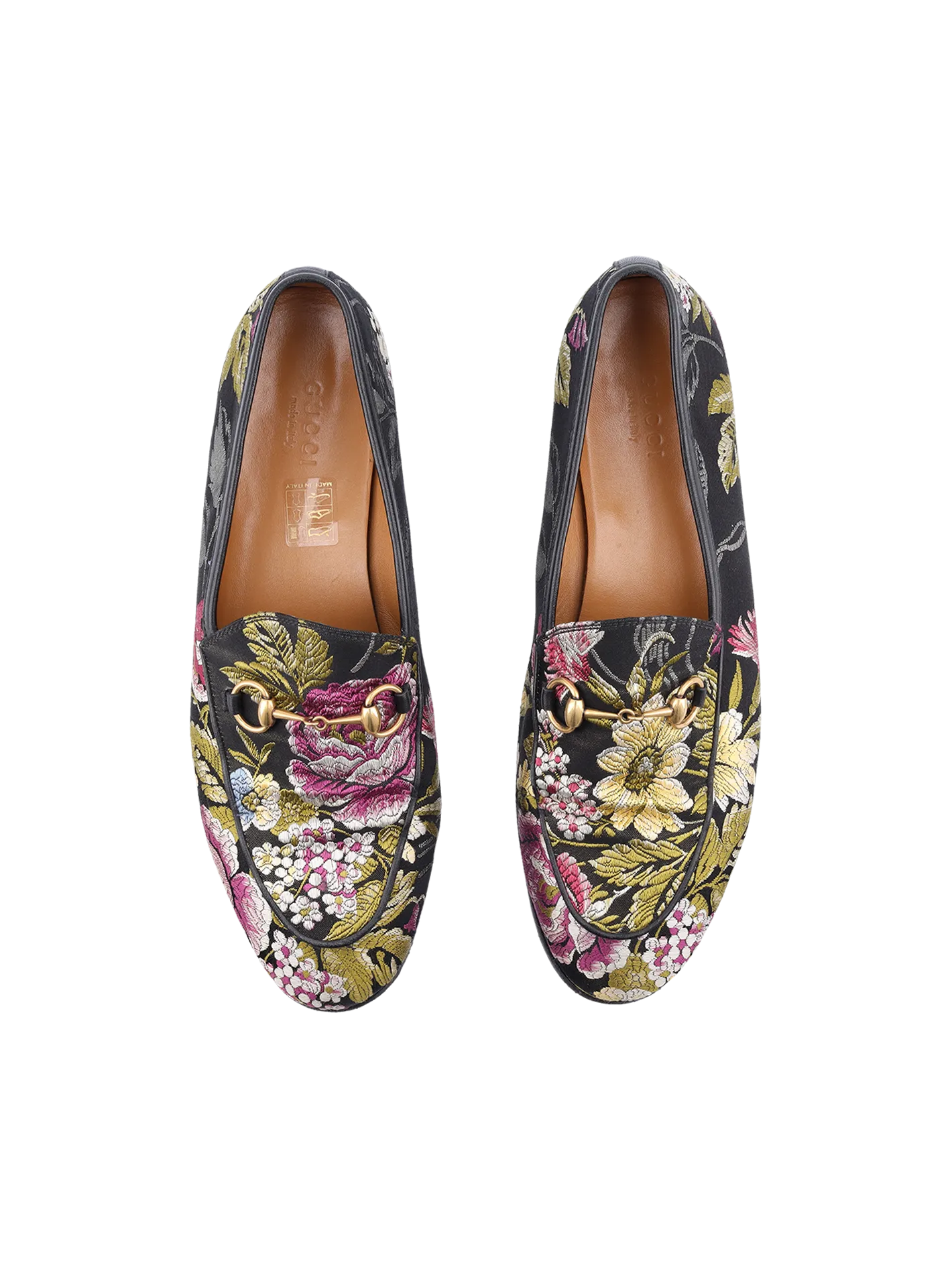 jordaan floral jacquard loafers