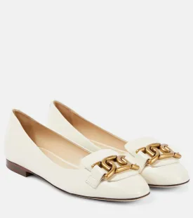 Kate Tod'S leather ballerinas, white