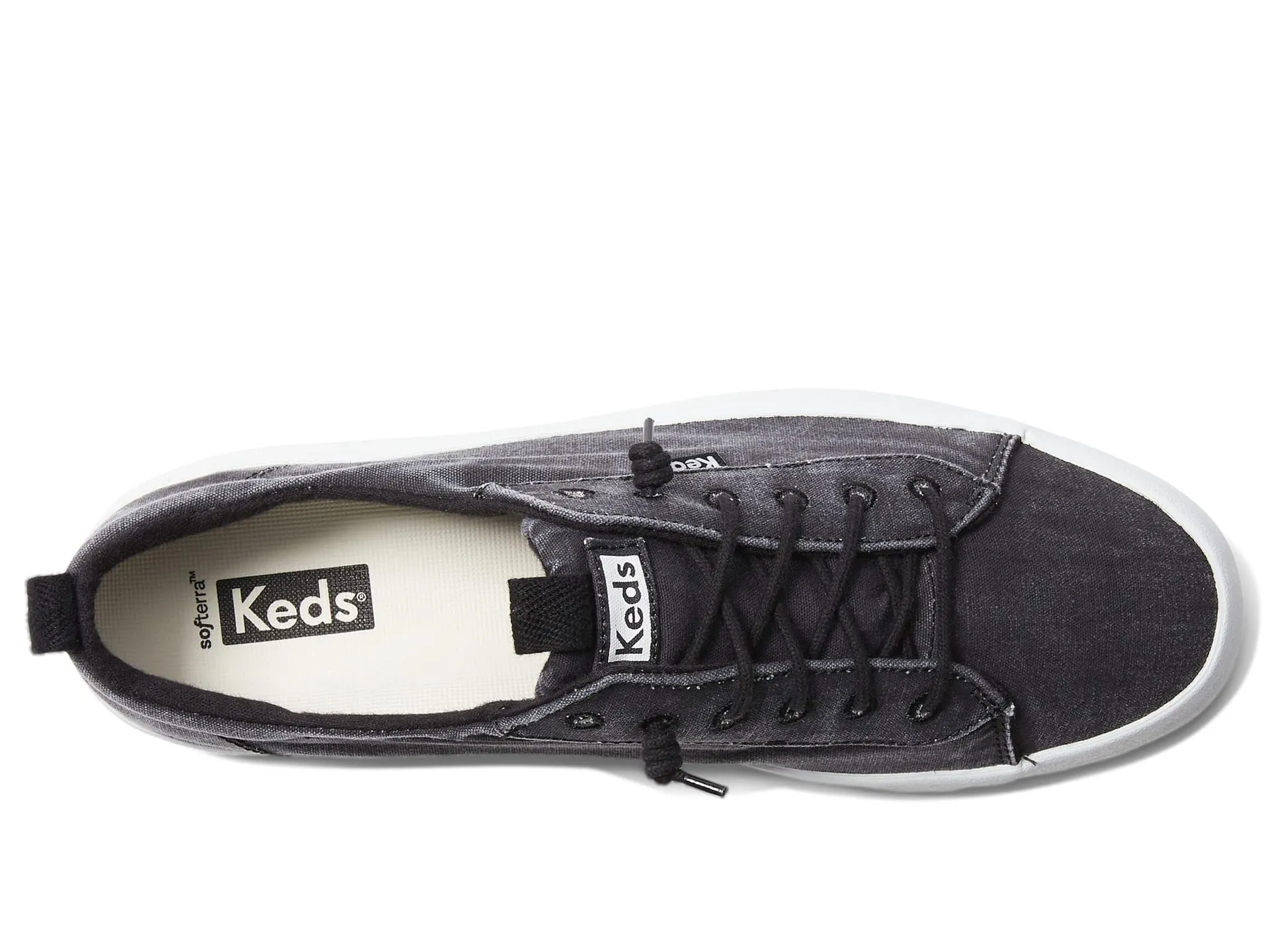 Keds Kickback Canvas Slip On Sneakers, black