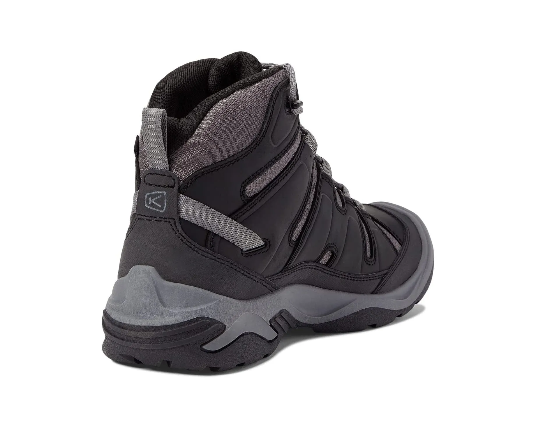 Keen Circadia Mid Waterproof Boots, Black/Grey