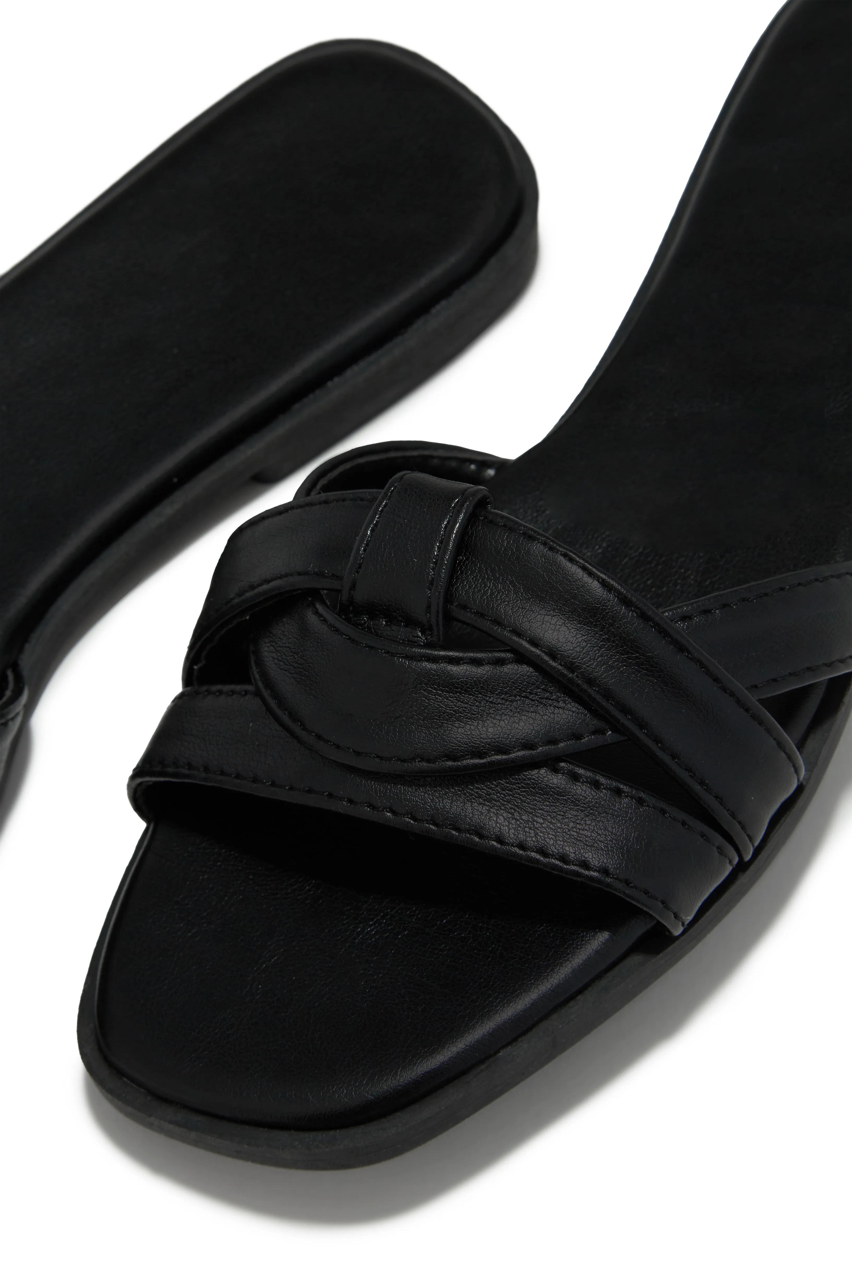 Maile Slip On Sandals - Black