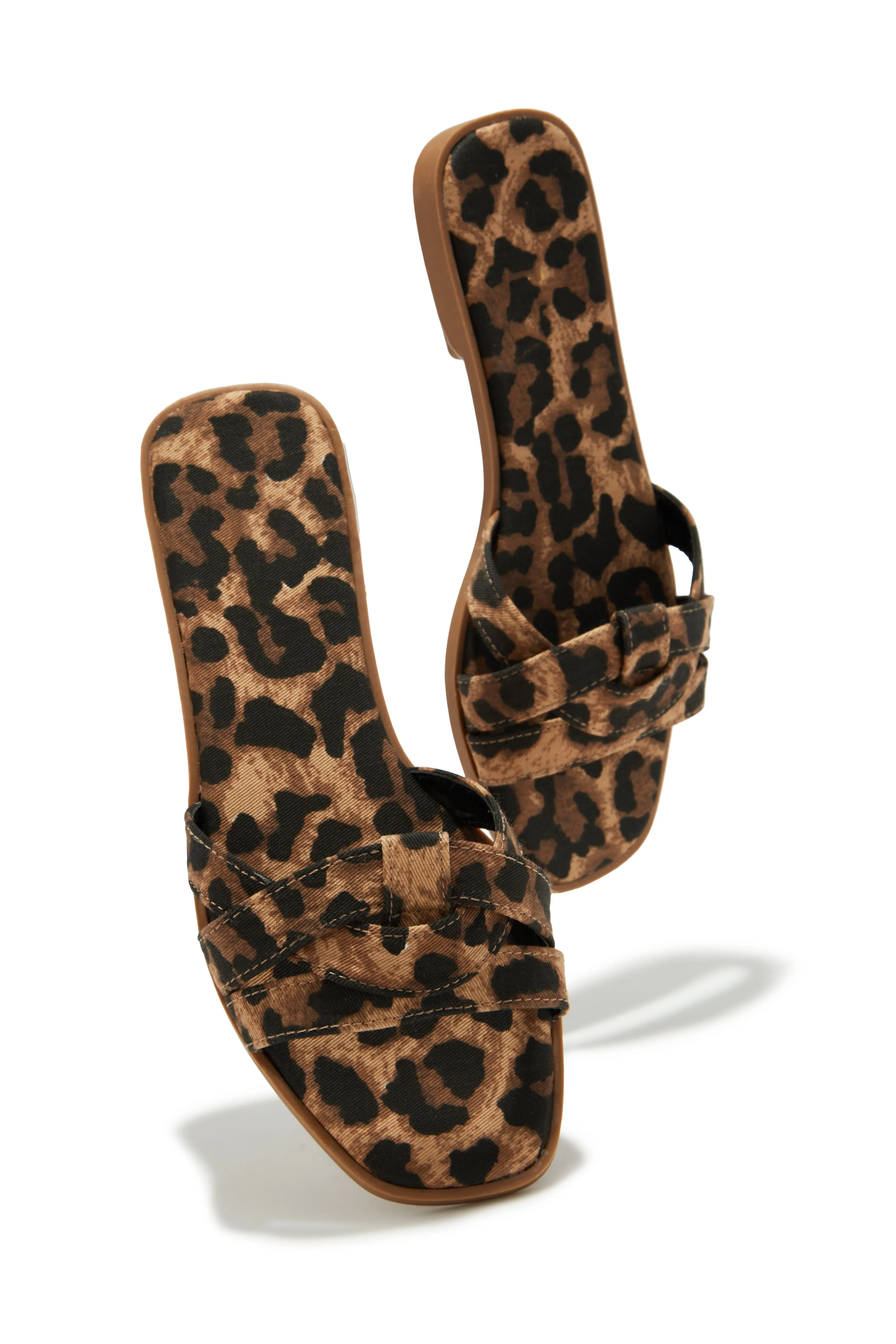 Maile Slip On Sandals - Leopard