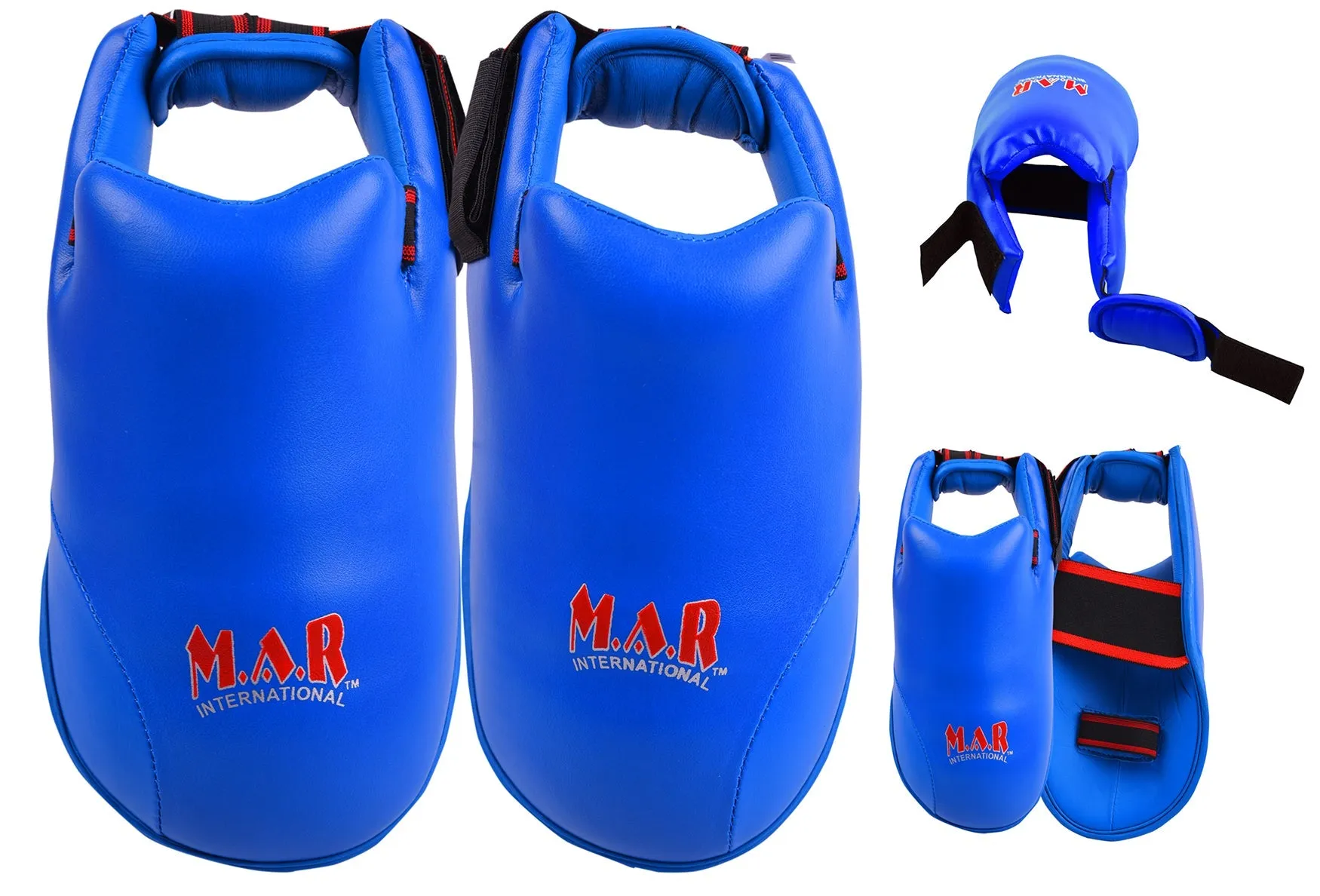 MAR-192C | Blue Martial Arts Elite Foot Protector