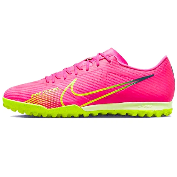 Nike Vapor 15 Academy Turf Soccer Shoes (Pink Blast/Volt-Gridiron)