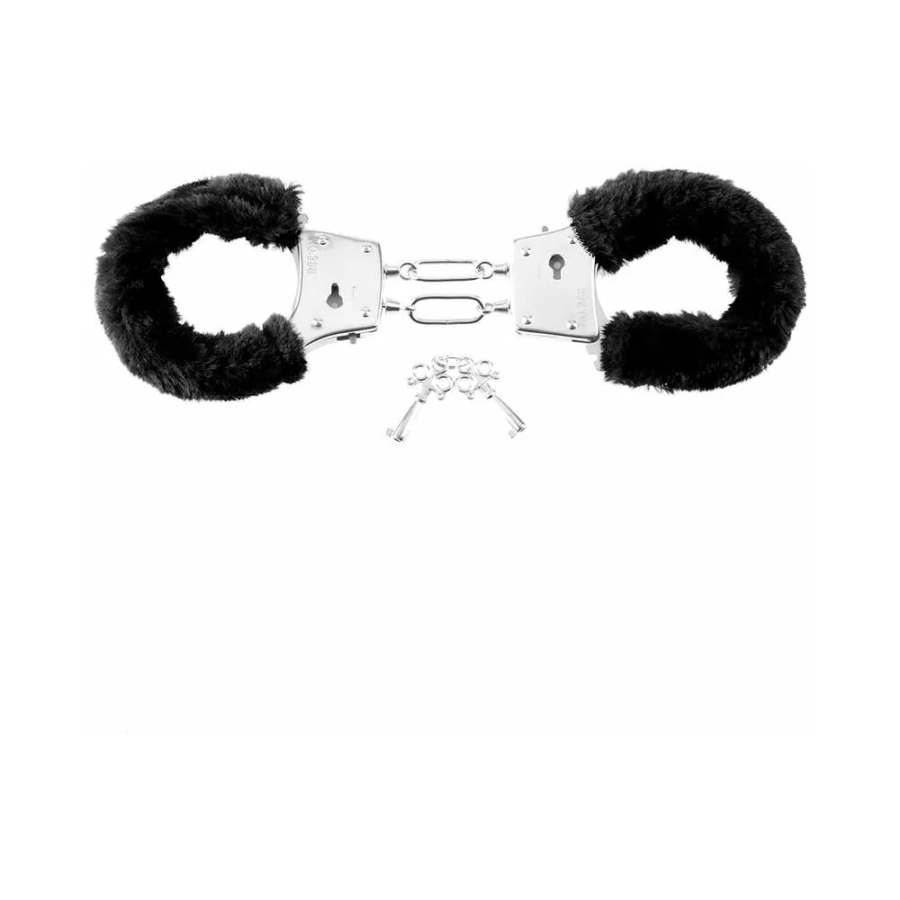 Pipedream Fetish Fantasy Series Beginner's Furry Cuffs Black