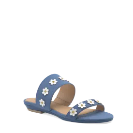 The Slide - Blue Denim Daisy - FINAL SALE