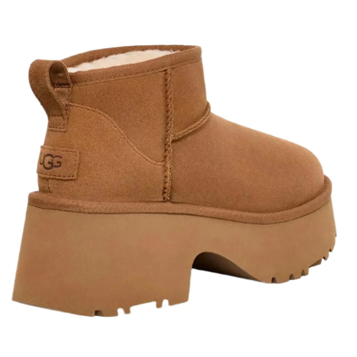 UGG ULTRA MINI HEIGHTS CHESTNUT BOOTS